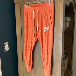 Orange Nike Women’s Joggers